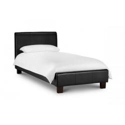 BRAND NEW- Single Leather Bed w/ Dual-Sided Deep Quilted Mattress - Double and Kingsize Available