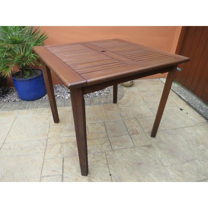 Hard wood table