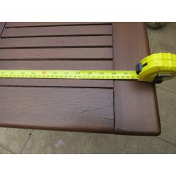 Hard wood table