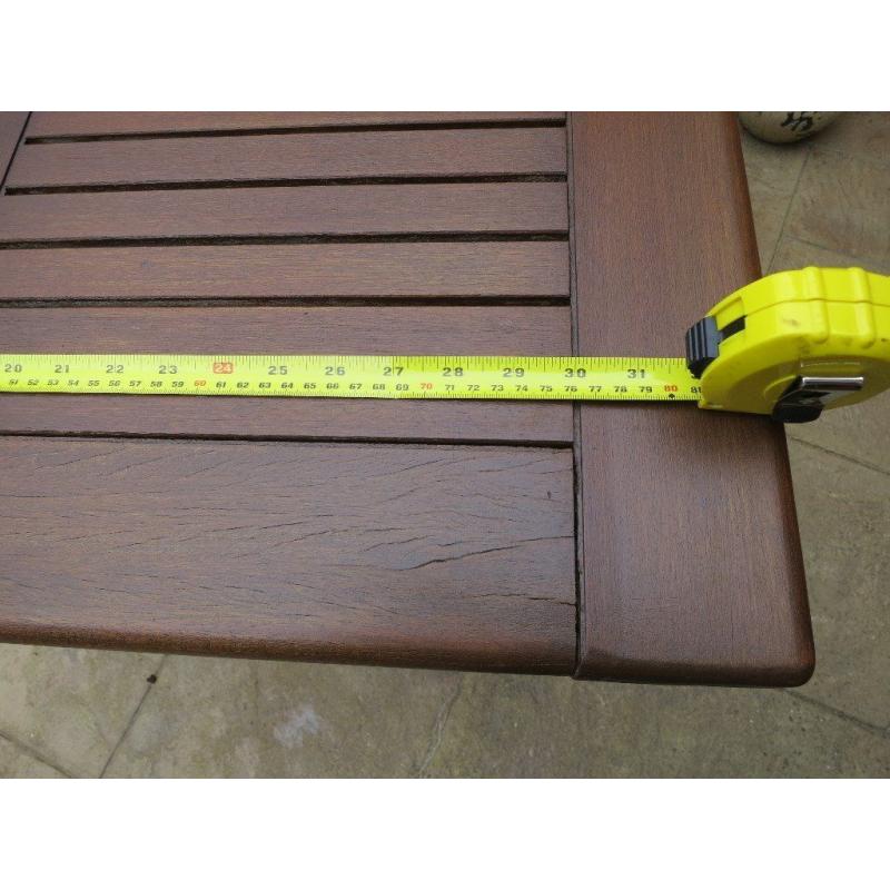 Hard wood table
