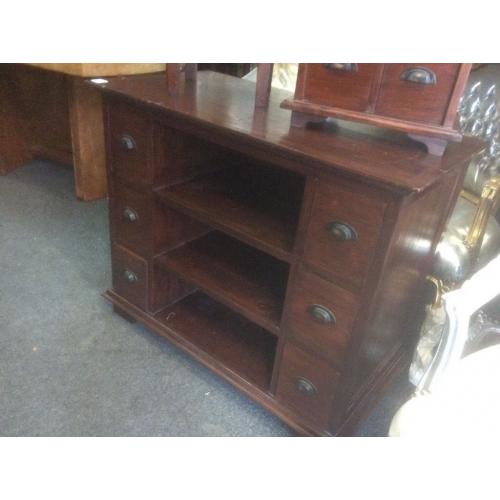 Corona solid oak chest