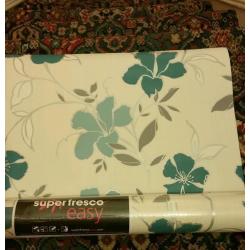5 sealed teal feature wallpaper