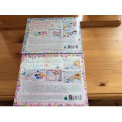 Brand new in cellophane craft kits wind chime trinket box quality