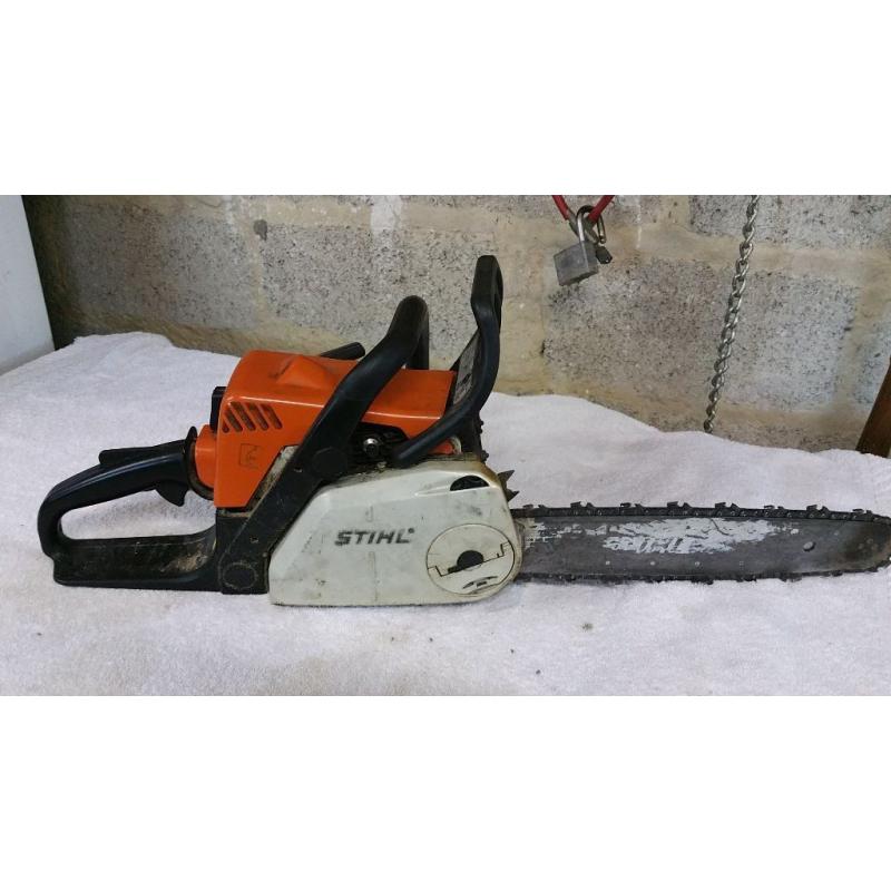 STIHL MS180 CHAIN SAW. For repair or spares