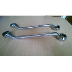 Ring Spanners, 36mm x 41mm matched pair of Bedford Vanadium heavy-duty, high-quality ring spanners