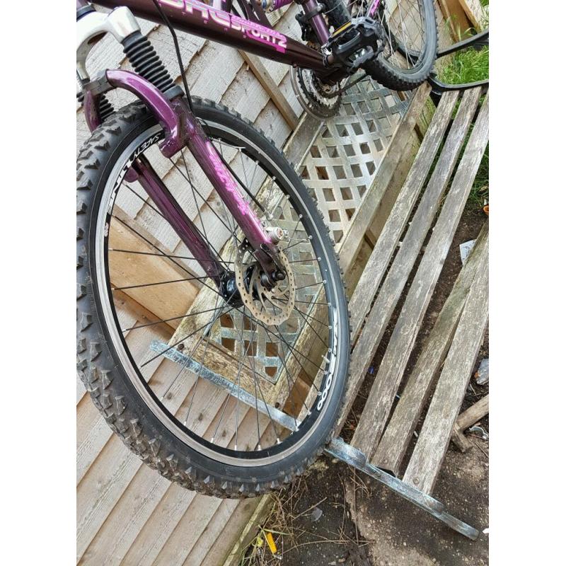 MAN'S or WOMAN'S FULL SUSPENSION MOUNTAIN BIKE FULL DISC BRAKES