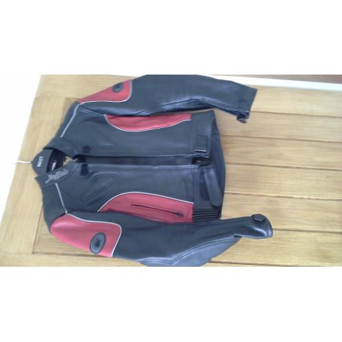 Buffalo motorcycle jacket leather