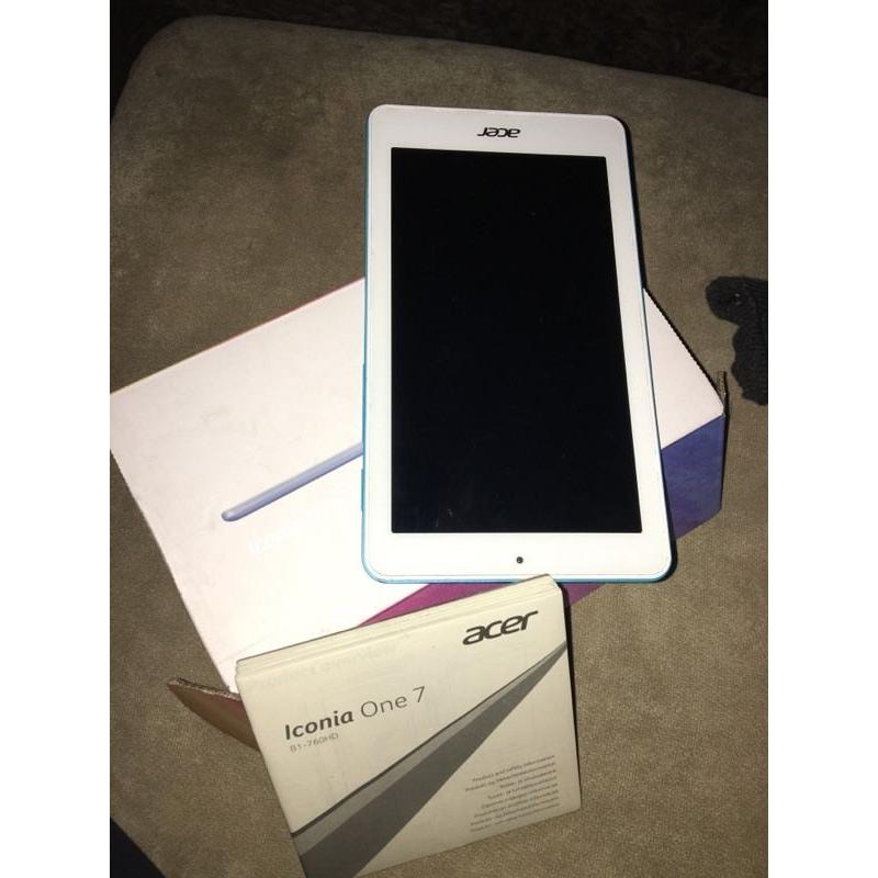 Iconia One 7 tablet with wifi