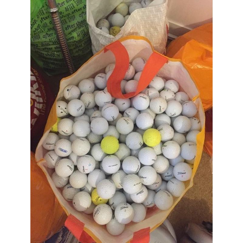 Used golf balls