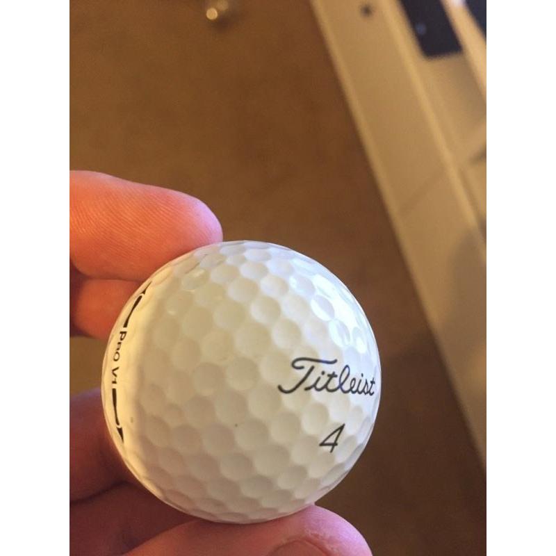 Used golf balls