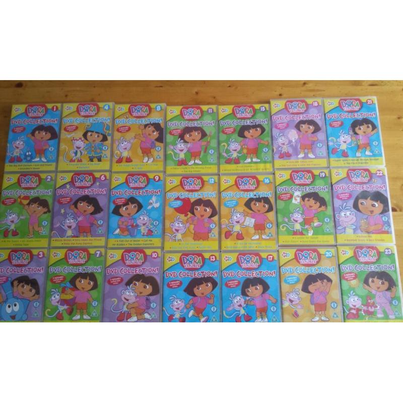Dora the Explorer dvd collection