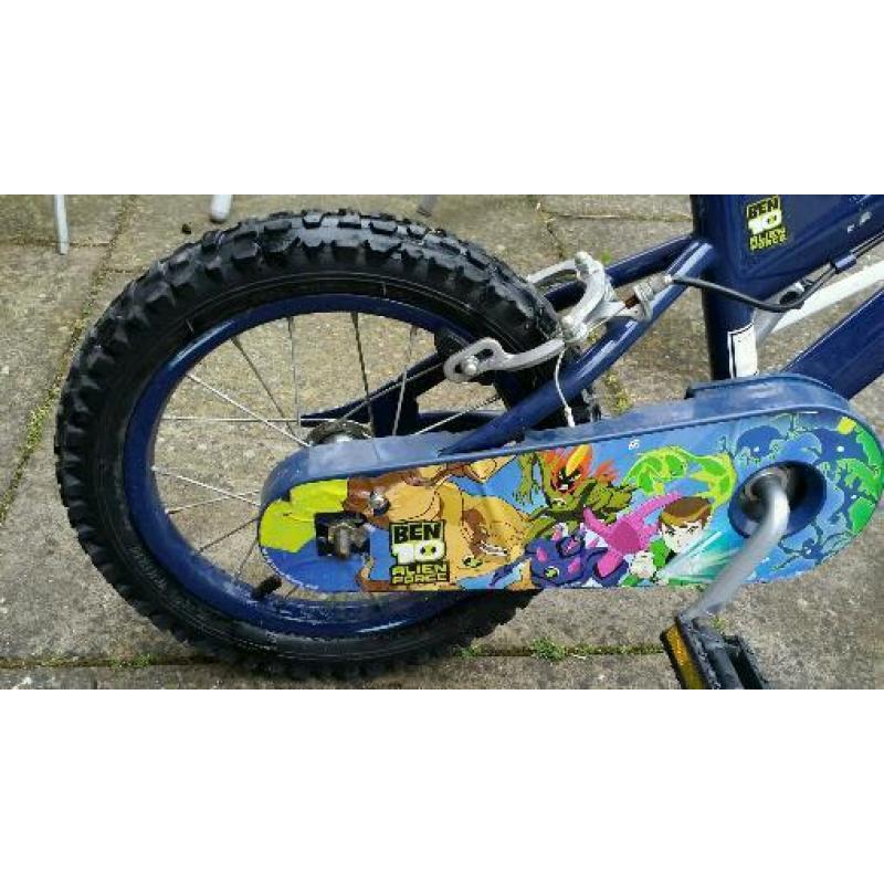 Ben 10 bike 14" wheel