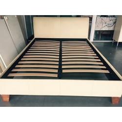 Beautiful King Size Leather bed frame