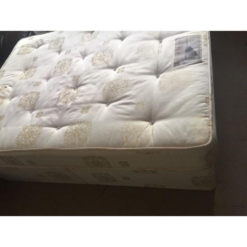 double divan bed-delivery included