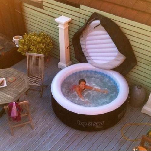 DELIVERED TODAY BRAND NEW LAY Z SPA HOT TUB POOL