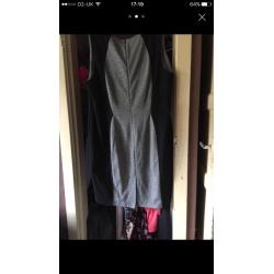 White and Black Bodycon Dress Size 24
