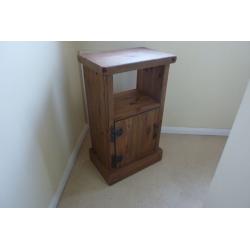 Antique style Pine Cupboard and Display Unit 76cm high