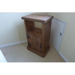 Antique style Pine Cupboard and Display Unit 76cm high