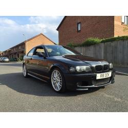 2001/51REG BMW 325CI M SPORT FULL BLACK LEATHER.