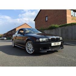 2001/51REG BMW 325CI M SPORT FULL BLACK LEATHER.