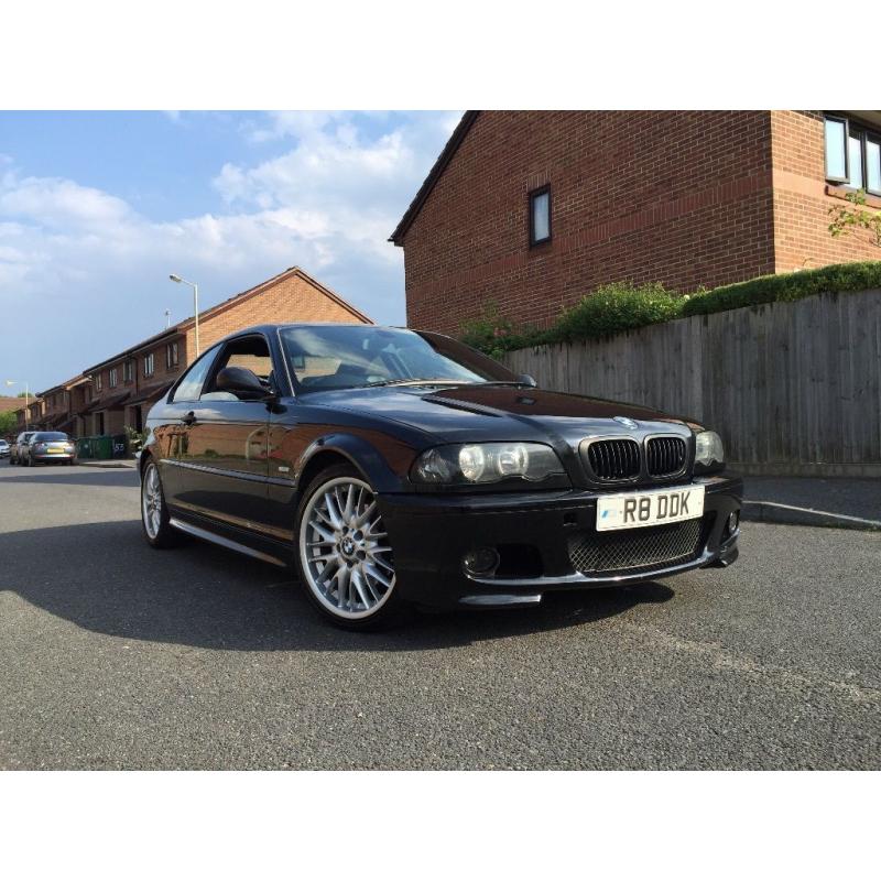 2001/51REG BMW 325CI M SPORT FULL BLACK LEATHER.