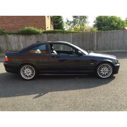 2001/51REG BMW 325CI M SPORT FULL BLACK LEATHER.