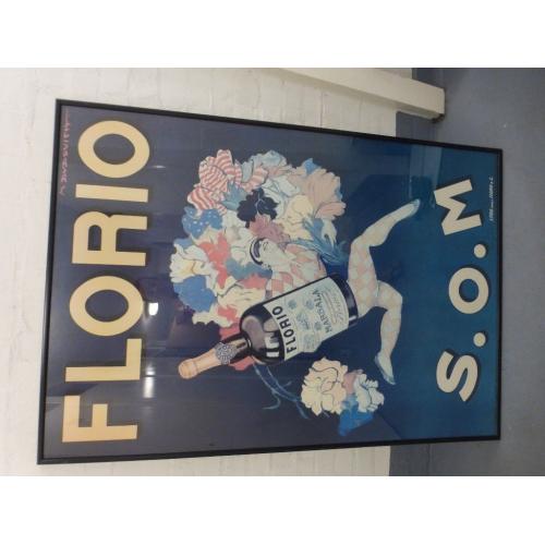 Vintage Florio Som poster