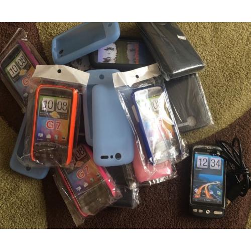 HTC desire unlocked & 23 cases