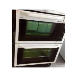 *****AEG AS NEW BUILT IN ELECTRIC DOUBLE OVEN INCLUDES 6 MONTHS GUARANTEE