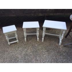 Shabby Chic nest of tables