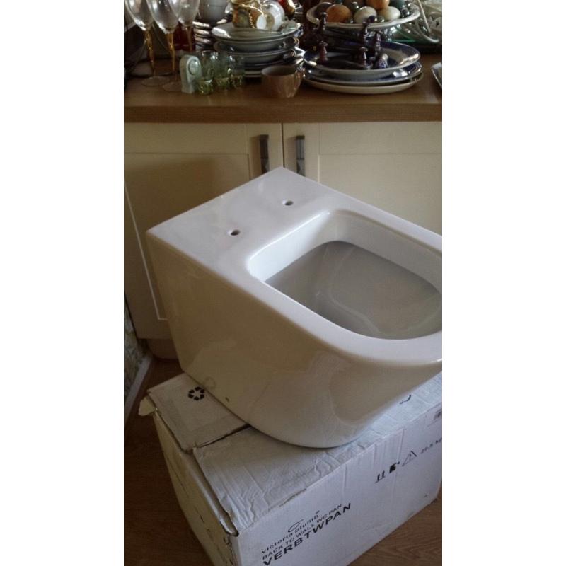 Victoria Plumb Toilet - Back To Wall WC Pan