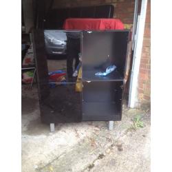 4 door unit media cabinet