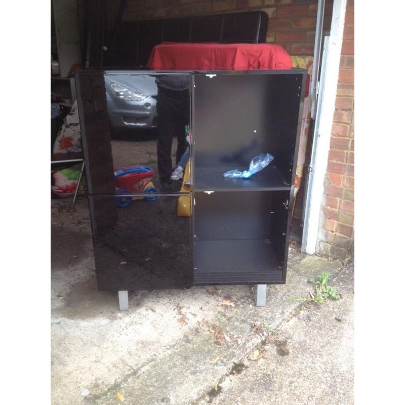 4 door unit media cabinet