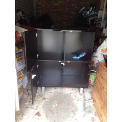 4 door unit media cabinet