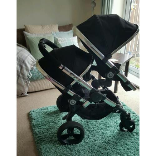 Icandy peach blossom 3 double in black