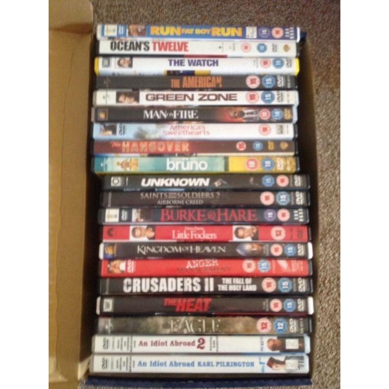 Box of DVDs