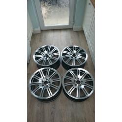 GENUINE BMW M3 ALLOYS X 4 - DIAMOND CUT - EXCELLENT CONDITION