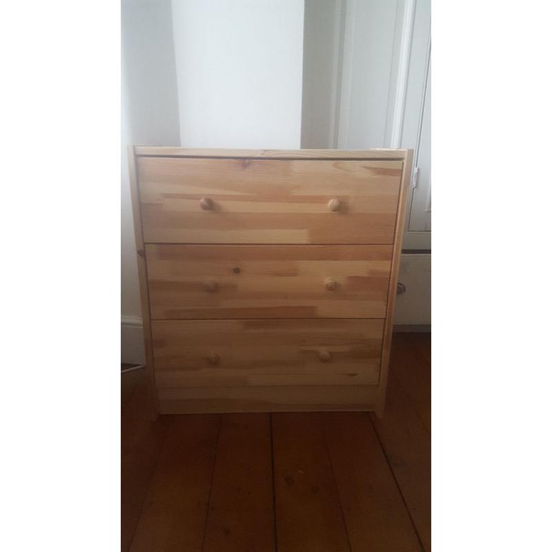 Ikea RAST - Chest of 3 drawers - Pine