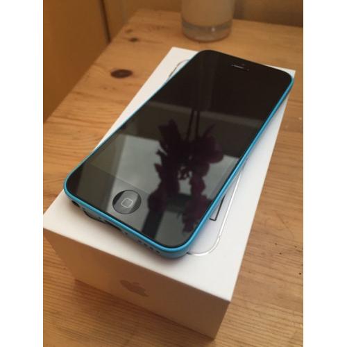 Mint condition iPhone 5c blue 8gb