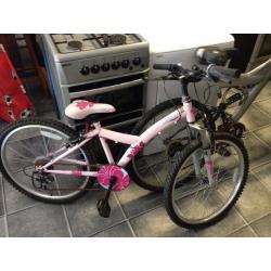Little girls mountain bike in exellent condition