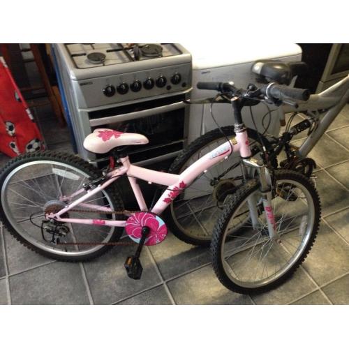 Little girls mountain bike in exellent condition