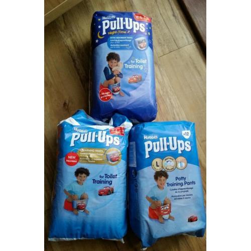 3X Disney Cars Huggies pull ups size L all NEW