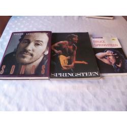 GOOD LITTLE COLLECTION OF BRUCE SPRINGSTEEN BOOKS GOOD CONDITION.