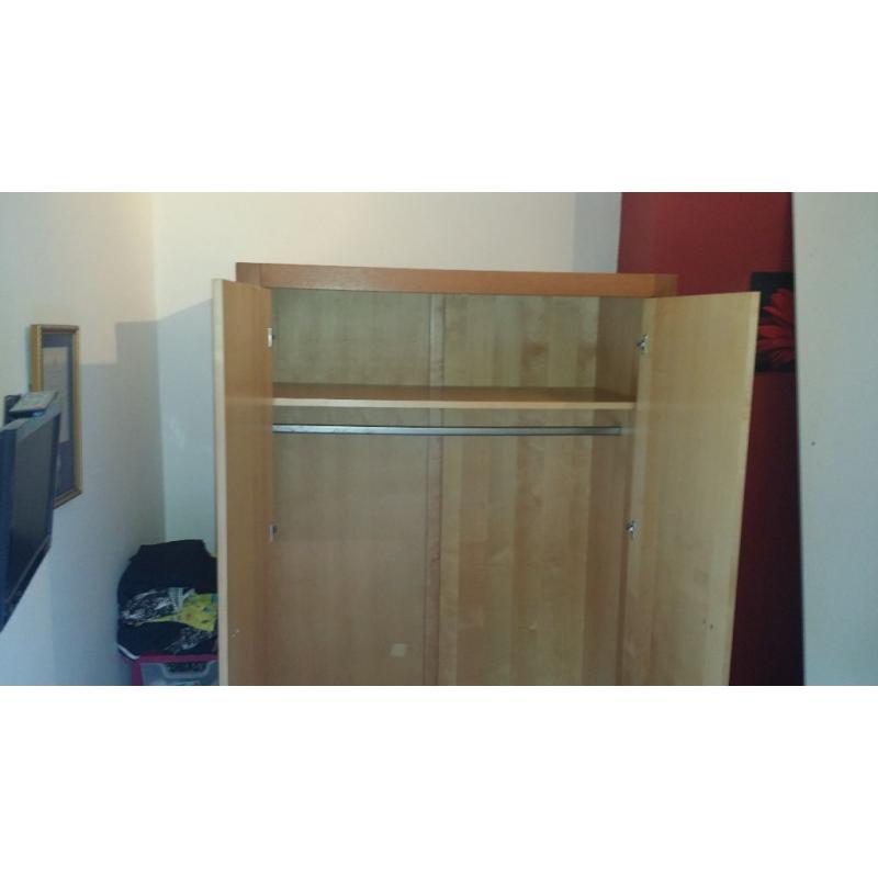 Solid wood wardrobe great condition!