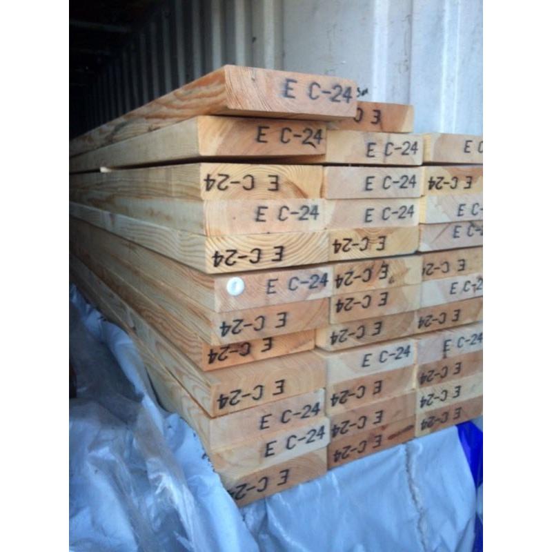 New timber c 24 joists 6 X 2 X 18 ft