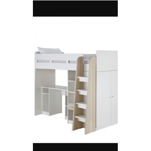 Stompa high sleeper bed