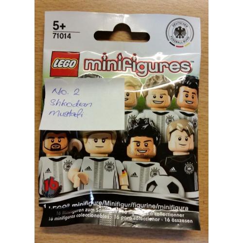 LEGO DFB German Football Minifigure 71014 - No. 2 (Shkodran Mustafi)