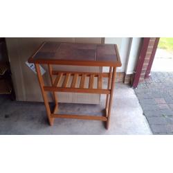 Coffee table and matching console table
