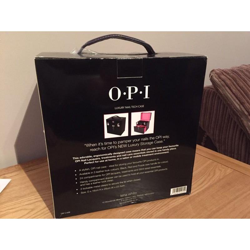 O.P.I luxury nail tech case