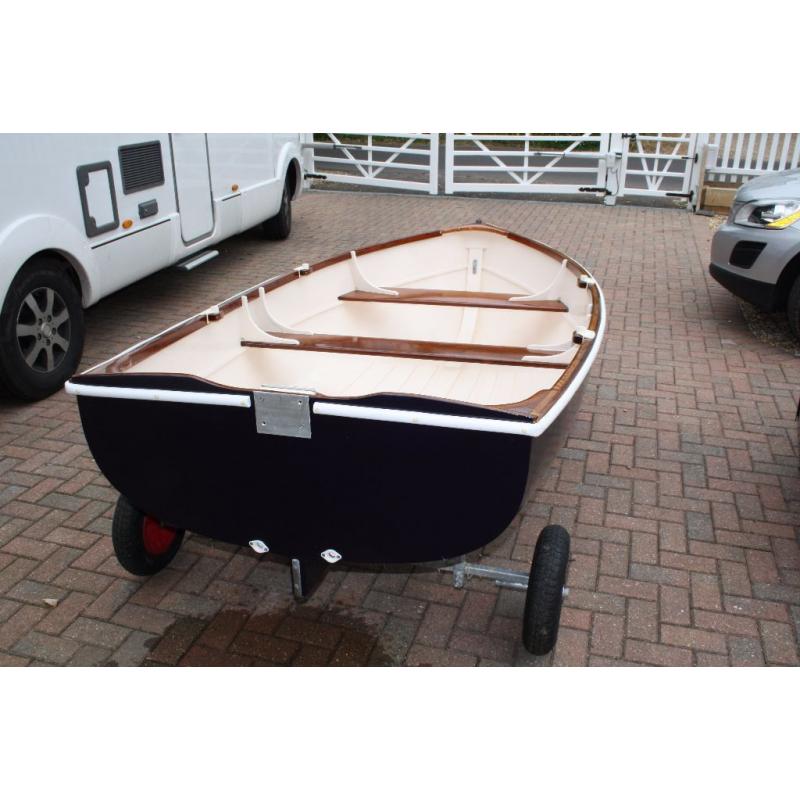 Wooden Dinghy row or motor